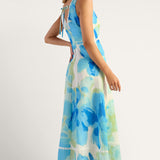 Aquarelle Dress - Blue
