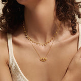 SATYA - Keeper Of Positivity Eye Necklace | Gold