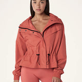 P.E NATION - Shelter Jacket - Brick Red