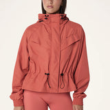 P.E NATION - Shelter Jacket - Brick Red