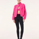 P.E NATION - Shelter Sherpa Jacket - Cosmo Pink