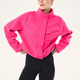 P.E NATION - Shelter Sherpa Jacket - Cosmo Pink