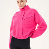 P.E NATION - Shelter Sherpa Jacket - Cosmo Pink