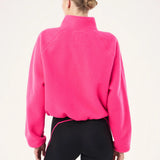 P.E NATION - Shelter Sherpa Jacket - Cosmo Pink