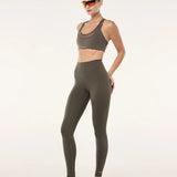 P.E NATION - Signature F/L Legging - Major Brown