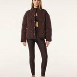 P.E NATION - Surge Quilt Jacket - Espresso