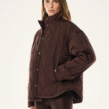 P.E NATION - Surge Quilt Jacket - Espresso