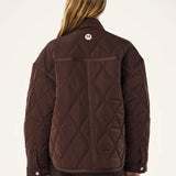 P.E NATION - Surge Quilt Jacket - Espresso