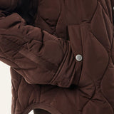 P.E NATION - Surge Quilt Jacket - Espresso