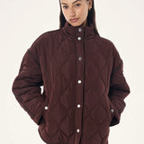 P.E NATION - Surge Quilt Jacket - Mahogany