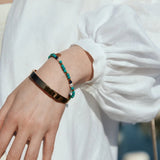 SILK & STEEL - Luccia Bangle | Silver