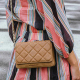 ARLINGTON MILNE - Sarah Crossbody - Vintage Tan