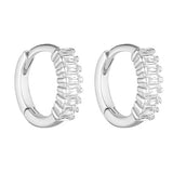 PORTER - Gemini Huggies - Sterling/Clear