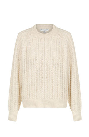 Shona Joy - Siqueira Relaxed Jumper - Bone/Ivory