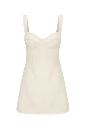 Shona Joy - Corded Bustier Mini Dress - Rice