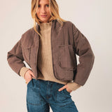 INDI & COLD - Cazadora - Tabaco