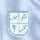 ARAMINTA JAMES - Club Cotton Shirt - Light Blue Stripe