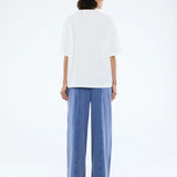 ENA PELLY - Sunflower Warp Tee - Vintage White