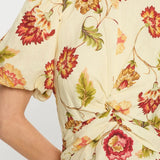 KIVARI - Odessa Maxi Dress - Butter/Red