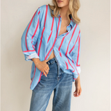 HUT CLOTHING - Boyfriend Linen Shirt - Summer Starts Here