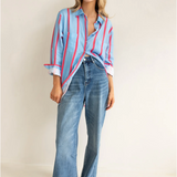 HUT CLOTHING - Boyfriend Linen Shirt - Summer Starts Here