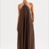 NUDE LUCY - Margot Maxi Dress - Chocolate