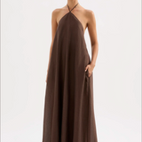 NUDE LUCY - Margot Maxi Dress - Chocolate