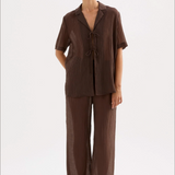 NUDE LUCY - Maxx Pant - Chocolate