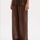 NUDE LUCY - Maxx Pant - Chocolate
