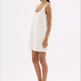 NUDE LUCY - Zephyr Linen Mini Dress - White