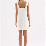 NUDE LUCY - Zephyr Linen Mini Dress - White
