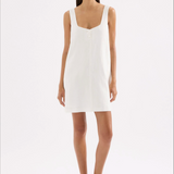 NUDE LUCY - Zephyr Linen Mini Dress - White