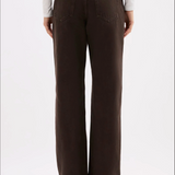 NUDE LUCY - Organic Relaxed Leg Jean - Espresso