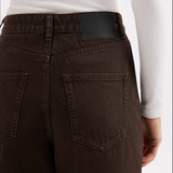 NUDE LUCY - Organic Relaxed Leg Jean - Espresso