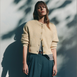 NUDE LUCY - Nixon Cropped Cardigan - Butter