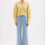 NUDE LUCY - Nixon Cropped Cardigan - Butter