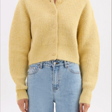 NUDE LUCY - Nixon Cropped Cardigan - Butter