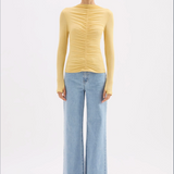 NUDE LUCY - Mari Mesh Top - Butter