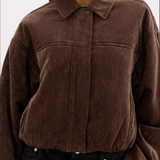 NUDE LUCY - Sabina Bomber Jacket - Espresso
