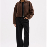 NUDE LUCY - Sabina Bomber Jacket - Espresso