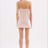 NUDE LUCY - Talitha Linen Mini Dress - Blush