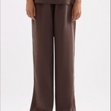 NUDE LUCY - Dara Cupro Pant - Chocolate