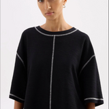 NUDE LUCY - Sutton Tee - Black
