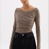 NUDE LUCY - Daniya L.S Top - Truffle