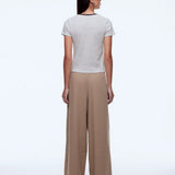 ENA PELLY - Penny Baby Tee - Sand / Black Stripe
