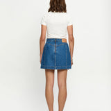 KIVARI - Shea Denim Skirt - Indigo