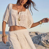 SPELL - Maiden Lace Blouse - Antique White