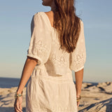 SPELL - Maiden Lace Mini Skirt - Antique White