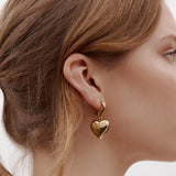 SILK & STEEL - Bisous Hoop Earrings | Gold
