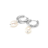 SILK & STEEL - Allure Hoop Earrings | Silver